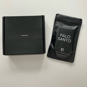 Bursera Palo Santo Incense Holder and 5 Wood Incense Sticks. Brand New.